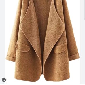 Goodnight Macaroon Tami Marl Knit Wrapped Open Cardigan